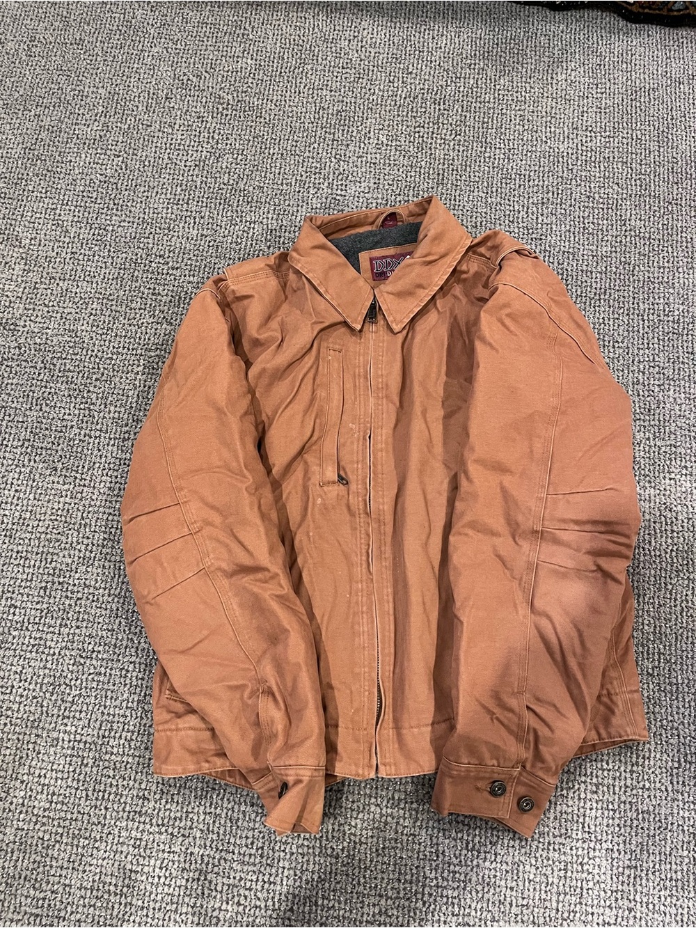 Durable Men’s Work Jacket - Brown